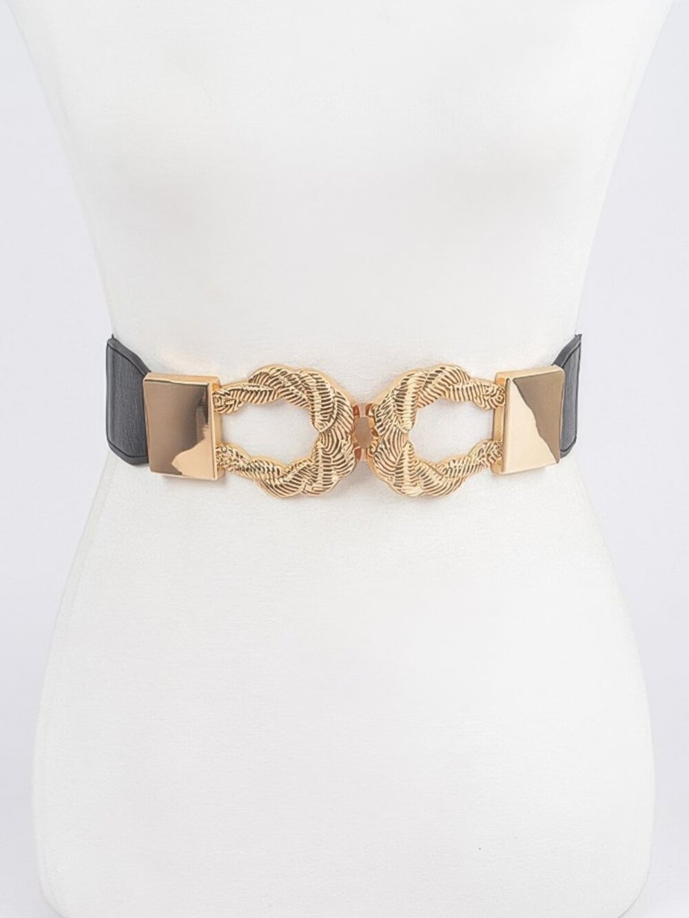 Twist Link Cuff Elastic Belt